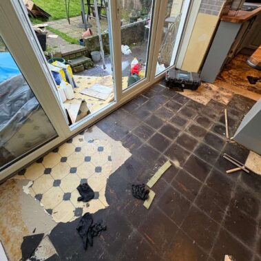 Vinyl flooring installation in Chelmsley wood by Walk on Flooring in Birmingham