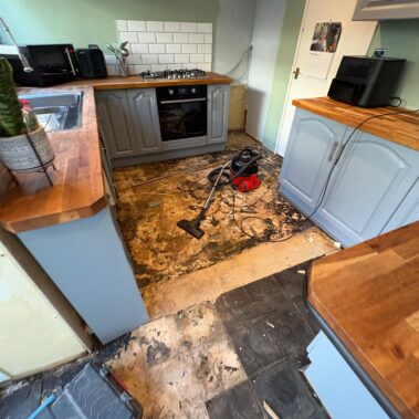 Vinyl flooring installation in Chelmsley wood by Walk on Flooring in Birmingham