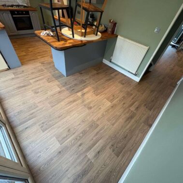 Vinyl flooring installation in Chelmsley wood by Walk on Flooring in Birmingham