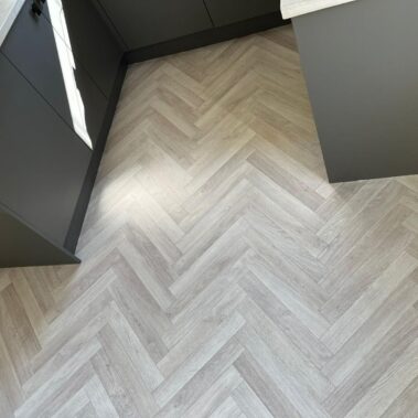 LVT herringbone floor fitted Birmingham