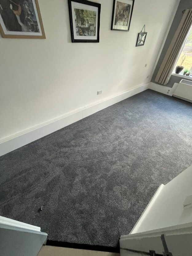 Commercial carpet installation in a care home