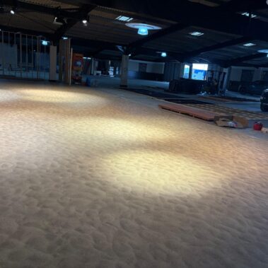 Beauflor Moonlight flooring in Sand Beige with a beach-inspired sand effect